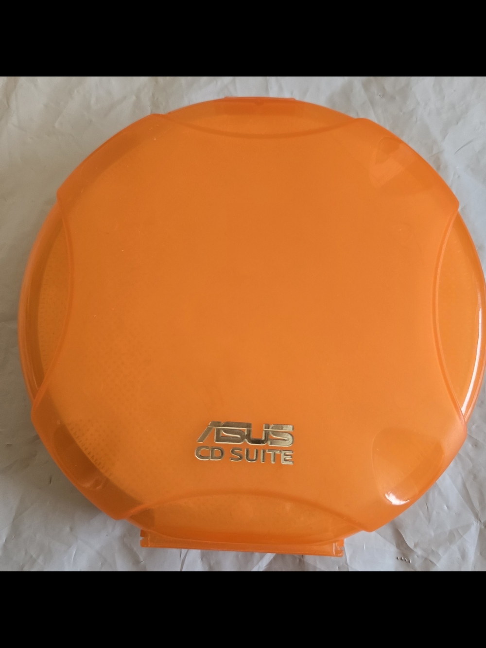 ASUS Orange CD Suite Portable CD Dvd Book New No Tag 12 Slots